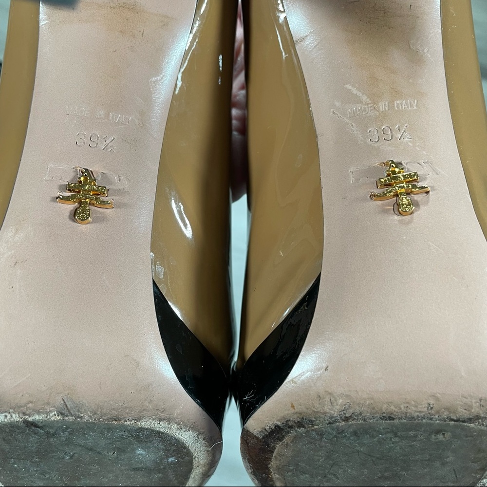 Prada Color Block Open Toe Heels - Picture 10 of 16